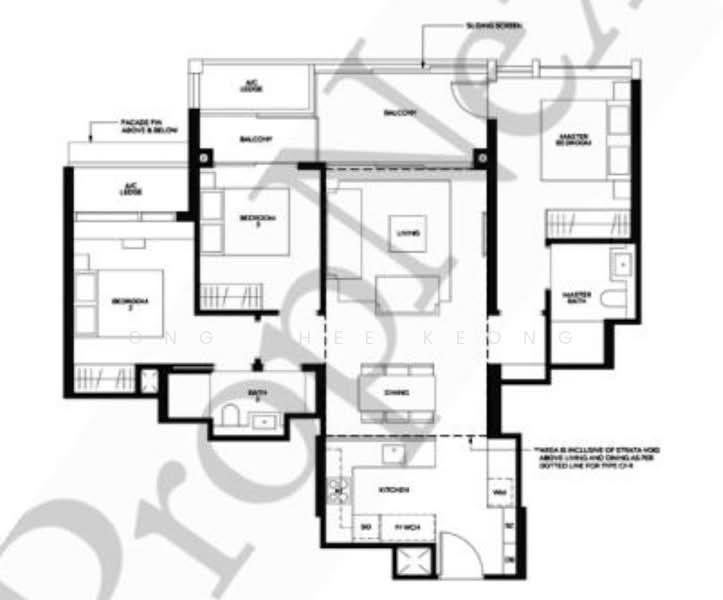 Meyer Mansion, 79 Meyer Road, 3 Bedrooms, 1,109 sqft, Condominium For Rent, by Ong Chee Keong, 500101766 - PropertyGuru.com.sg