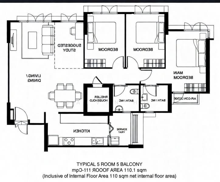 451B Sengkang West Way, 451B Sengkang West Way, 3 Bedrooms, 1,195 sqft, HDB Flat For Sale, by Calvin Ho, 500101786 - PropertyGuru.com.sg
