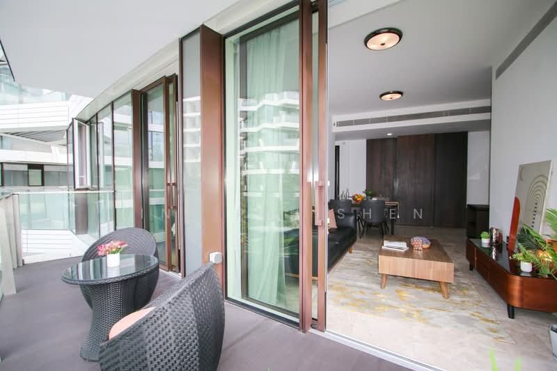 Corals at Keppel Bay, 1 Keppel Bay Drive, 3 Bedrooms, 1,259 sqft, Condominium For Rent, by Ling Poh Shen, 500101889 - Balcony - PropertyGuru.com.sg