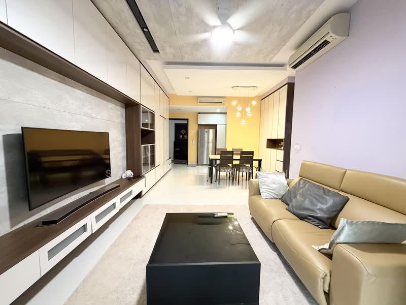 E Maisons (The Maisons), 28 Braddell Road, 2 Bedrooms, 936 sqft, Apartment For Rent, by Shi Huixian, 500101921 - Living Room - PropertyGuru.com.sg