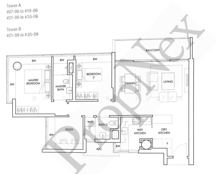 Soleil @ Sinaran, 2 Sinaran Drive, 2 Bedrooms, 1,098 sqft, Condominium For Sale, by Bingchang Huang, 500101923 - PropertyGuru.com.sg