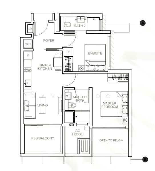 Sophia Hills, 5 Mount Sophia, 2 Bedrooms, 700 sqft, Condominium For Rent, by David Boon, 500101979 - PropertyGuru.com.sg