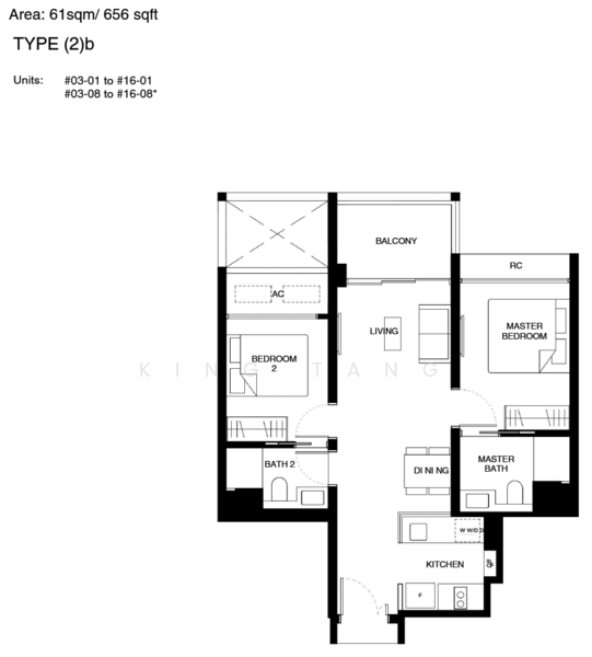 Tengah Garden Residences, Tengah Garden Avenue, 2 Bedrooms, 624 sqft, Condominium For Sale, by King Tang, 500102011 - PropertyGuru.com.sg