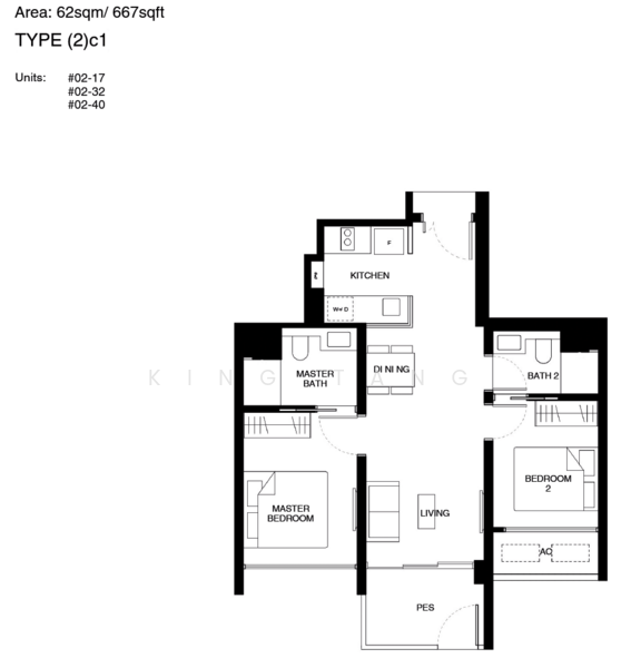 Tengah Garden Residences, Tengah Garden Avenue, 2 Bedrooms, 624 sqft, Condominium For Sale, by King Tang, 500102011 - PropertyGuru.com.sg