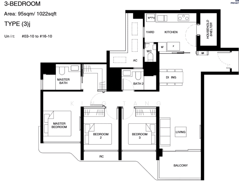 Tengah Garden Residences, Tengah Garden Avenue, 3 Bedrooms, 797 sqft, Condominium For Sale, by King Tang, 500102025 - PropertyGuru.com.sg