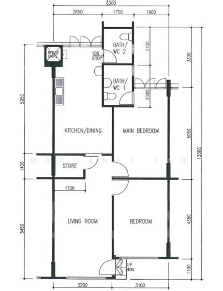 303 Yishun Central, 303 Yishun Central, 2 Bedrooms, 797 sqft, HDB Flat For Sale, by Margaret Tan, 500102032 - PropertyGuru.com.sg
