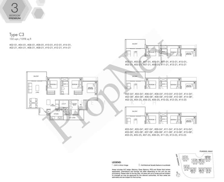 Ecopolitan, 124 Punggol Walk, 3 Bedrooms, 1,098 sqft, Executive Condominium For Rent, by Jeremy Koh, 500102092 - PropertyGuru.com.sg