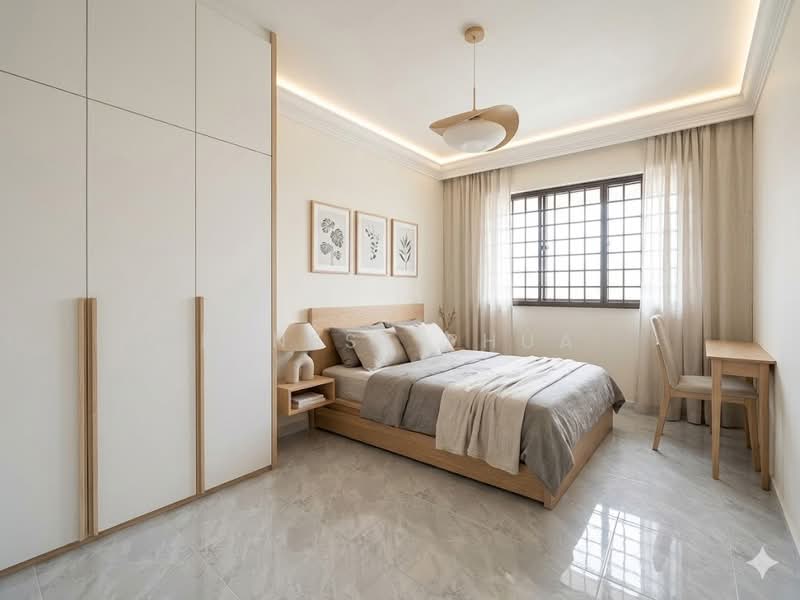 160 Tampines Street 12, 160 Tampines Street 12, 3 Bedrooms, 1,055 sqft, HDB Flat For Sale, by Ernest Phua, 500102268 - Virtual staging for Bedroom - PropertyGuru.com.sg