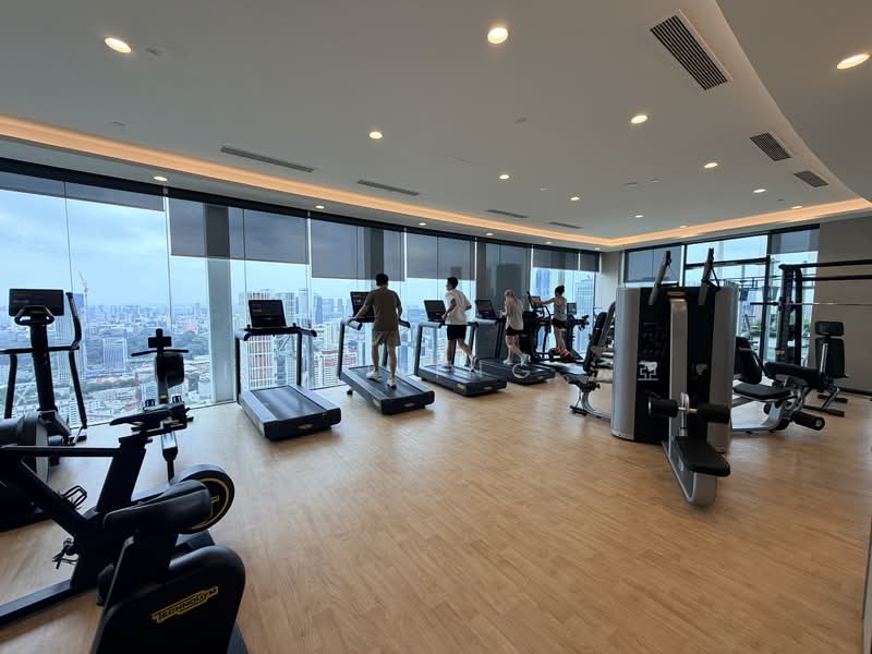 One Pearl Bank, 1 Pearl Bank, 2 Bedrooms, 700 sqft, Condominium For Rent, by Lin Liting 沄亞, 500102304 - Gym - PropertyGuru.com.sg