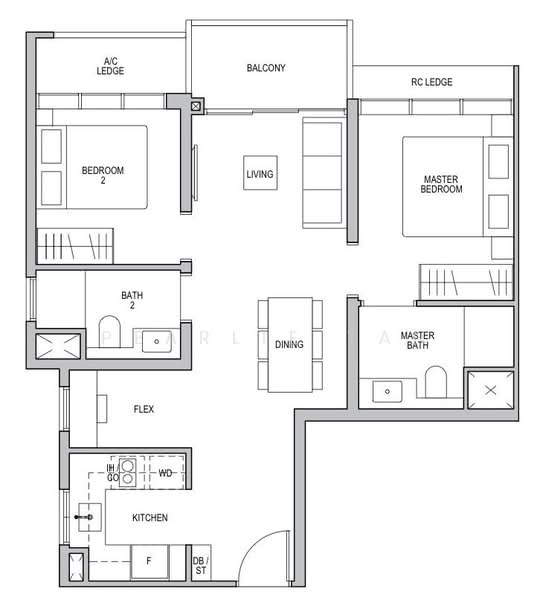 Lentor Modern, Lentor Central, 2 Bedrooms, 732 sqft, Condominium For Sale, by Pearlie Tan, 500102339 - PropertyGuru.com.sg