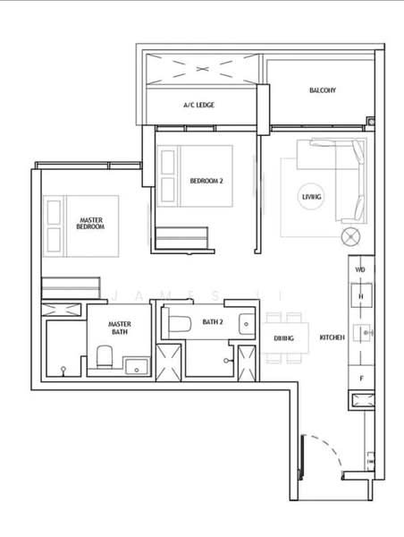 The Landmark, 173 Chin Swee Road, 2 Bedrooms, 678 sqft, Condominium For Sale, by James Li, 500102345 - PropertyGuru.com.sg