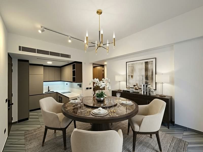 Grange 1866, 74 Grange Rd, 2 Bedrooms, 763 sqft, Condominium For Rent, by Steeve Tan, 500102361 - Dining Room - PropertyGuru.com.sg