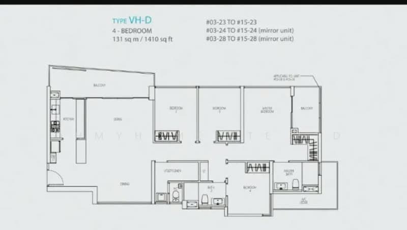 Q Bay Residences, 7 Tampines Street 86, 4 Bedrooms, 1,410 sqft, Condominium For Sale, by EVON NG, 500102403 - PropertyGuru.com.sg