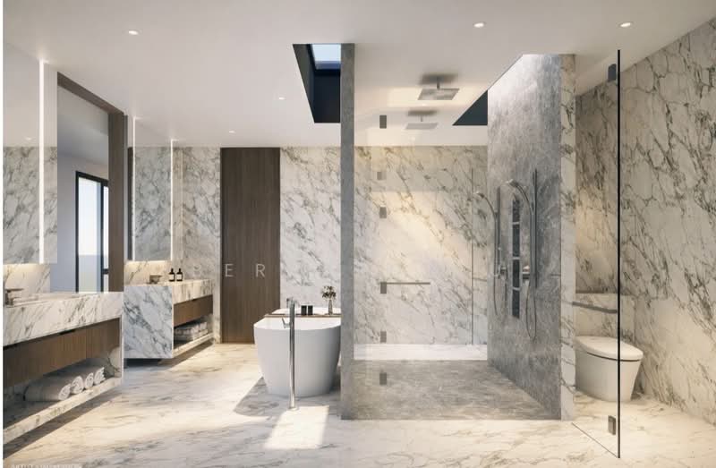 Ventura House Stunning Brand New Bungalow King Albert Park MRT, Bukit Timah / Dunearn Road, 7 Bedrooms, 14,482 sqft, Bungalow House For Sale, by Bernard Wu, 500102407 - Bathroom - PropertyGuru.com.sg