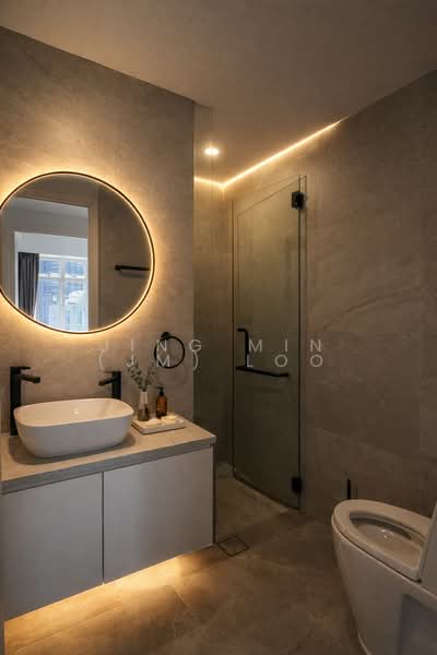 Langston Ville, 15 Kim Yam Road, 2 Bedrooms, 947 sqft, Apartment For Rent, by Jing Min (JM) Loo, 500102417 - Bathroom - PropertyGuru.com.sg