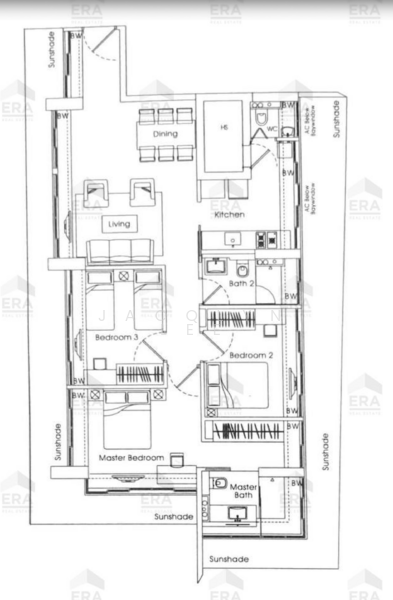 The Axis, 47 Mandalay Road, 3 Bedrooms, 1,141 sqft, Apartment For Sale, by Jacqlyn Lee, 500102472 - PropertyGuru.com.sg
