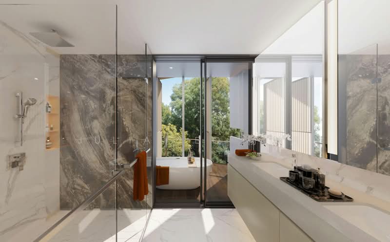 BRAND NEW BUNGALOW @ GREENBANK PARK, Greenbank Park, Swiss View, Upper Bukit Timah, 6 Bedrooms, 8,345 sqft, Bungalow House For Sale, by Julia Yeo 杨舒慧, 500102502 - Bathroom - PropertyGuru.com.sg