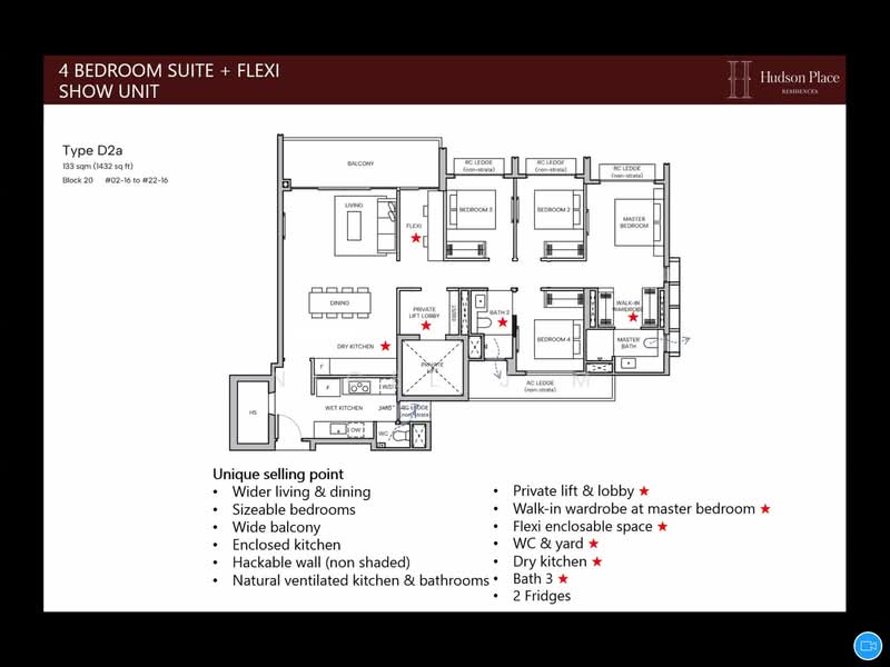 Hudson Place Residences, , 4 Bedrooms, 1,152 sqft, Condominium For Sale, by Nigel J M, 500102565 - PropertyGuru.com.sg
