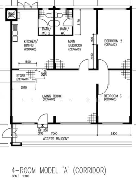 436 Fajar Road, 436 Fajar Road, 3 Bedrooms, 1,119 sqft, HDB Flat For Sale, by Kris Aw 欧锦音, 500102621 - PropertyGuru.com.sg