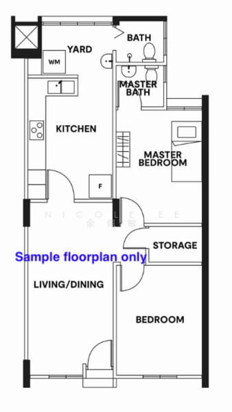 97 Geylang Bahru, 97 Geylang Bahru, 2 Bedrooms, 732 sqft, HDB Flat For Sale, by Nicole Ee 余佩敏, 500102622 - PropertyGuru.com.sg