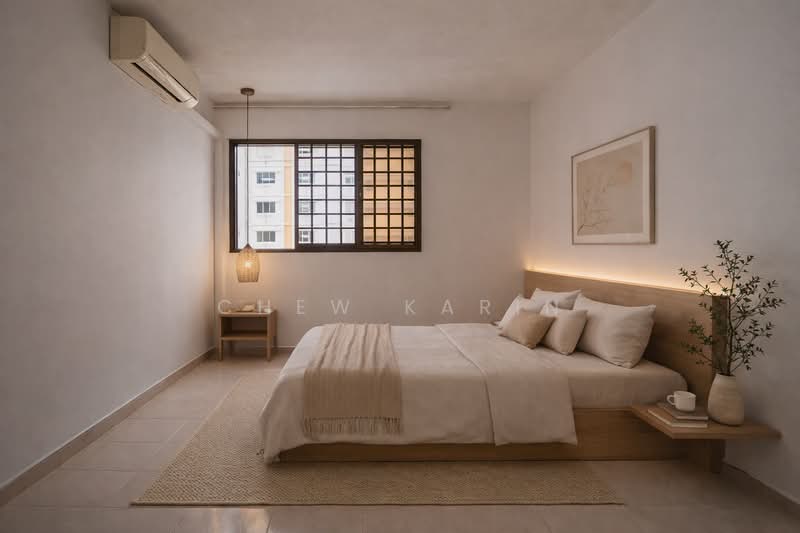 307 Bukit Batok Street 31, 307 Bukit Batok Street 31, 3 Bedrooms, 1,001 sqft, HDB Flat For Sale, by Chew Karin, 500102640 - Common Room with AI Staging - PropertyGuru.com.sg