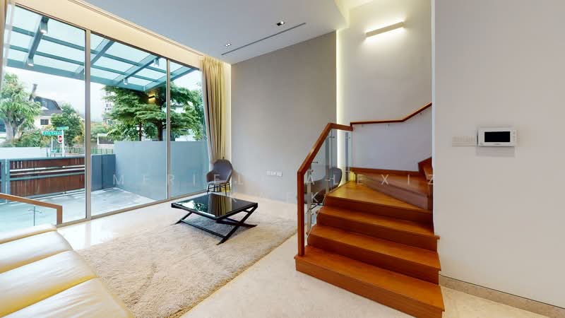 6-Room Semi-D with pool walking distance to Orchard, Jalan Tupai, 6 Bedrooms, 4,860 sqft, Semi-Detached House For Rent, by Meriell Alexiz Kwek, 500102671 - Living Room - PropertyGuru.com.sg
