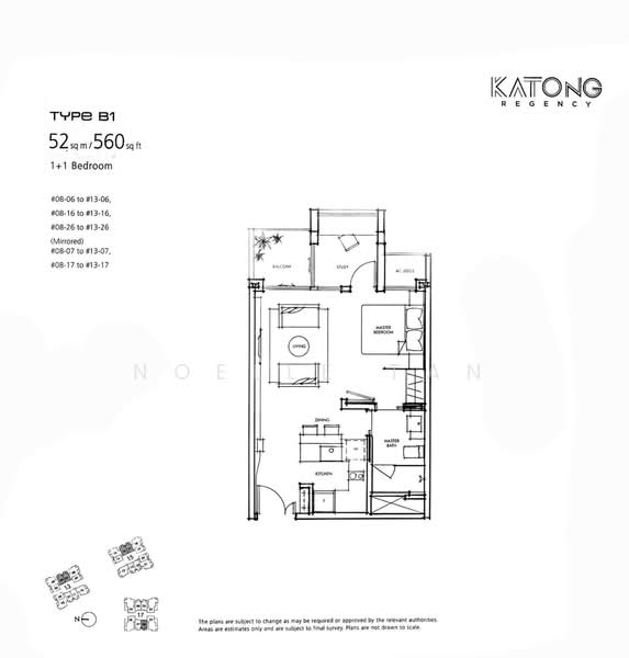 Kovan Regency, 38 Kovan Rise, 1 Bedroom, 560 sqft, Condominium For Sale, by Noelle Tan, 500102814 - PropertyGuru.com.sg