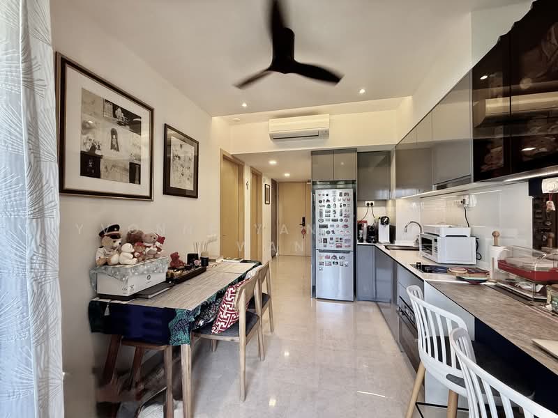 The Tre Ver, 60 Potong Pasir Avenue 1, 1 Bedroom, 484 sqft, Condominium For Sale, by Yvonne Yang Suet Wan, 500102888 - Living | Dining | Kitchen | Workstation - PropertyGuru.com.sg