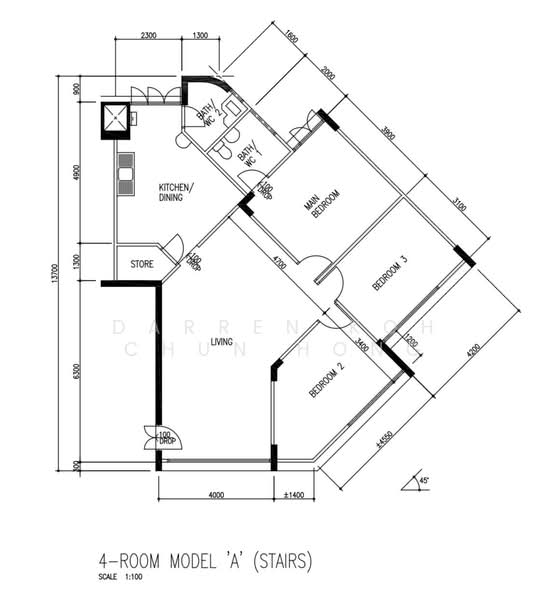 143 Lorong Ah Soo, 143 Lorong Ah Soo, 3 Bedrooms, 1,162 sqft, HDB Flat For Sale, by Darren Koh Chun Hong, 500102915 - PropertyGuru.com.sg