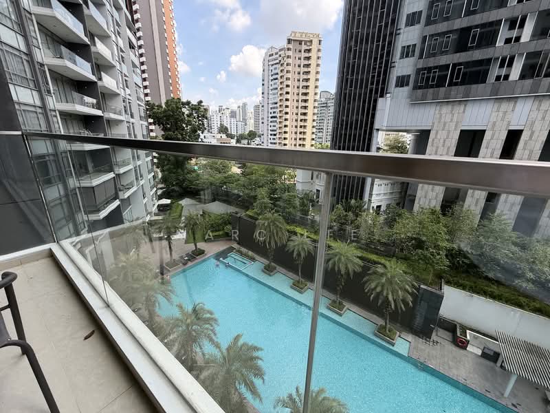 The Laurels @ Cairnhill Road, 38 Cairnhill Road, 2 Bedrooms, 883 sqft, Condominium For Sale, by Marc Lee, 500102920 - Balcony - PropertyGuru.com.sg