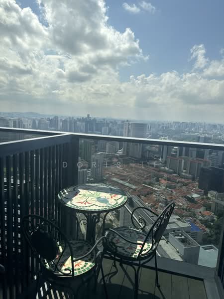 Wallich Residence, 3 Wallich Street, 3 Bedrooms, 1,722 sqft, Condominium For Rent, by Doris Li, 500102950 - Master Br _ Balcony View - PropertyGuru.com.sg