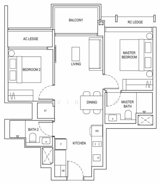 The Continuum, 1-8 Thiam Siew Avenue, 2 Bedrooms, 667 sqft, Condominium For Sale, by Calvin Choh, 500102952 - PropertyGuru.com.sg