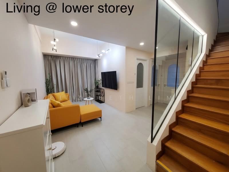 Freehold⭐️Penthouse 3bed3bath+study⭐️Serangoon MRT D19, , 3 Bedrooms, 1,399 sqft, Condominium For Sale, by Elizabeth Lim, 500102983 - Living Room - PropertyGuru.com.sg