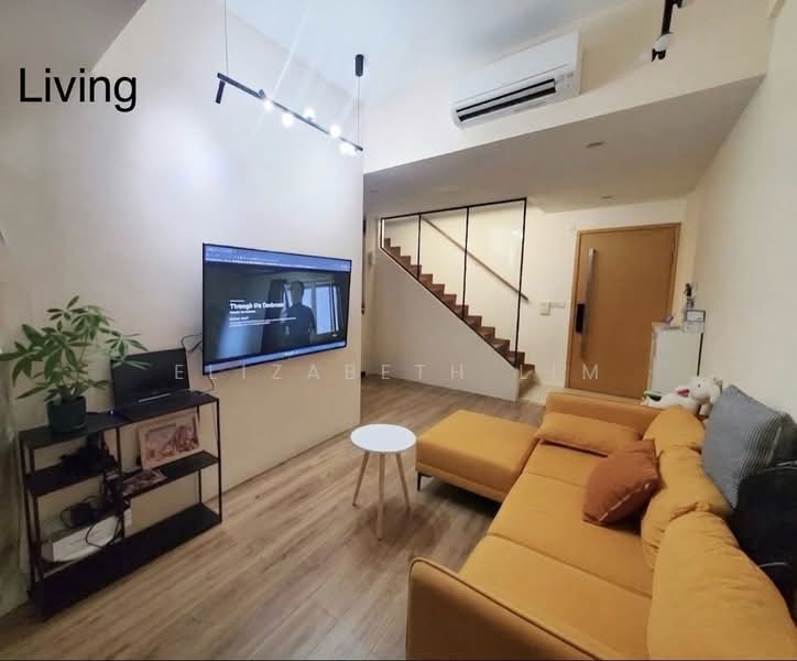 Freehold⭐️Penthouse 3bed3bath+study⭐️Serangoon MRT D19, , 3 Bedrooms, 1,399 sqft, Condominium For Sale, by Elizabeth Lim, 500102983 - Living Room - PropertyGuru.com.sg