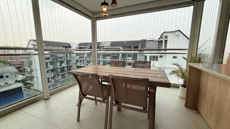 Freehold⭐️Penthouse 3bed3bath+study⭐️Serangoon MRT D19, , 3 Bedrooms, 1,399 sqft, Condominium For Sale, by Elizabeth Lim, 500102983 - Balcony - PropertyGuru.com.sg