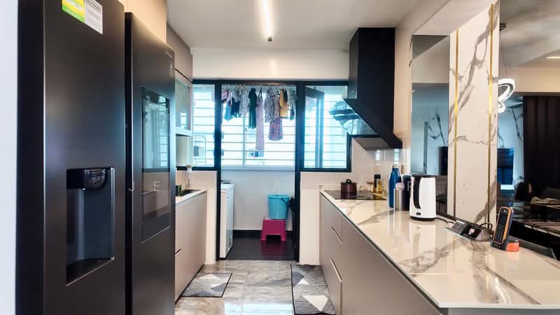 409A Northshore Drive, 409A Northshore Drive, 3 Bedrooms, 1,012 sqft, HDB Flat For Sale, by Jerez Amsyar, 500103007 - Kitchen - PropertyGuru.com.sg