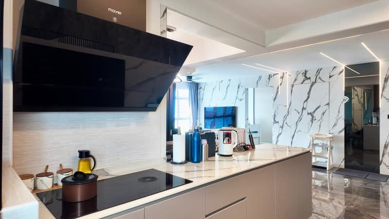 409A Northshore Drive, 409A Northshore Drive, 3 Bedrooms, 1,012 sqft, HDB Flat For Sale, by Jerez Amsyar, 500103007 - Kitchen - PropertyGuru.com.sg