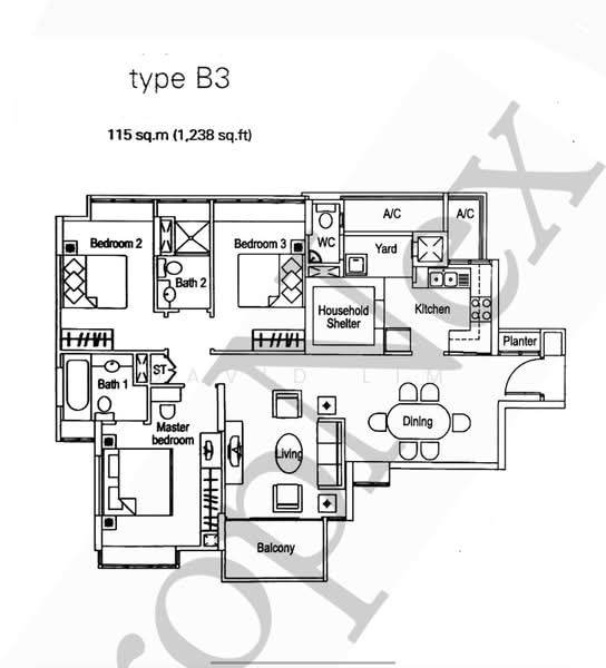 The Warren, 37 Choa Chu Kang Loop, 3 Bedrooms, 1,238 sqft, Condominium For Sale, by David Lim, 500103021 - PropertyGuru.com.sg