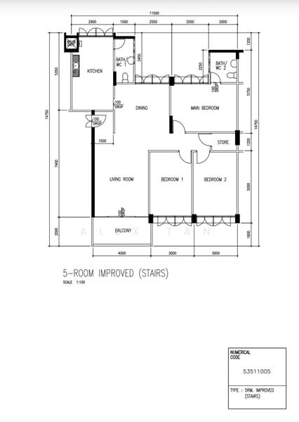 114 Serangoon North Avenue 1, 114 Serangoon North Avenue 1, 3 Bedrooms, 1,302 sqft, HDB Flat For Sale, by Alex Tan, 500103042 - PropertyGuru.com.sg