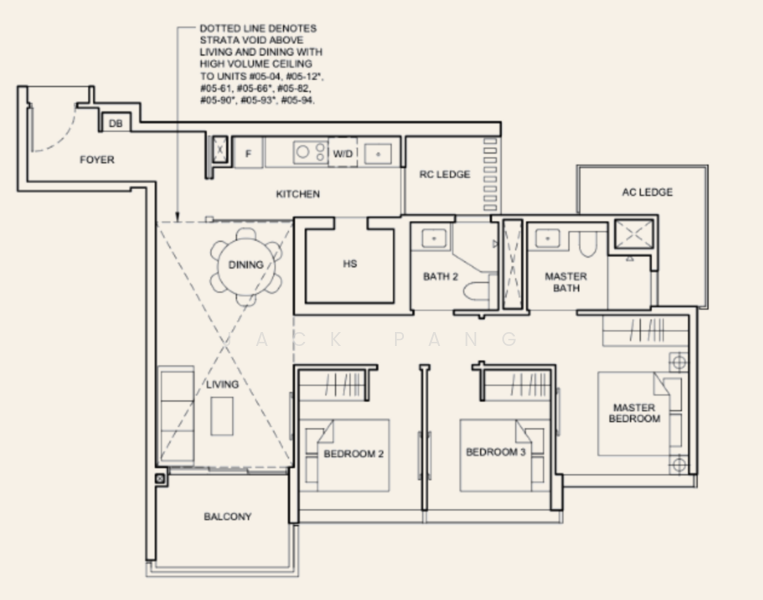 Hudson Place Residences, , 3 Bedrooms, 908 sqft, Condominium For Sale, by Jack Pang, 500103048 - PropertyGuru.com.sg