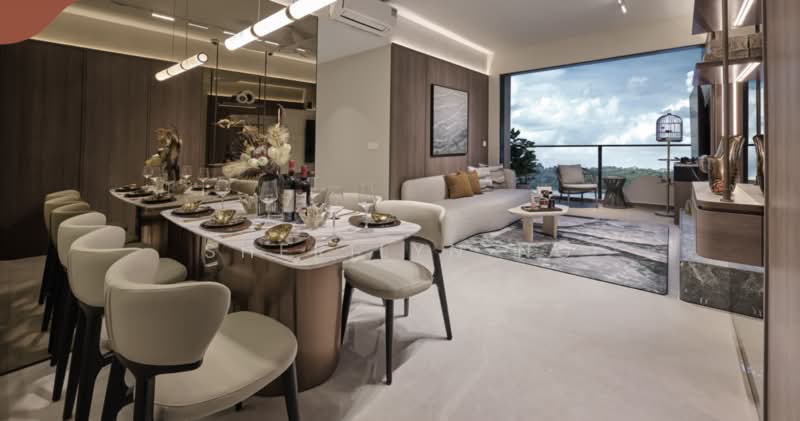 Tengah Garden Residences, Tengah Garden Avenue, 4 Bedrooms, 1,130 sqft, Condominium For Sale, by Sherilyn Ng, 500103114 - Dining Room - PropertyGuru.com.sg