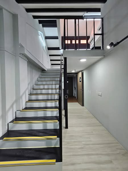 Geylang Road - Renovated L3 Shophouse, , 1,500 sqft, Office For Rent, by Evangeline Ho, 500103124 - Mezzanine Room - Stairs - CommercialGuru.com.sg