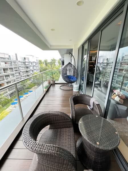 Hedges Park Condominium, 71 Flora Drive, 3 Bedrooms, 1,001 sqft, Condominium For Sale, by Caden Wan, 500103420 - Balcony - PropertyGuru.com.sg