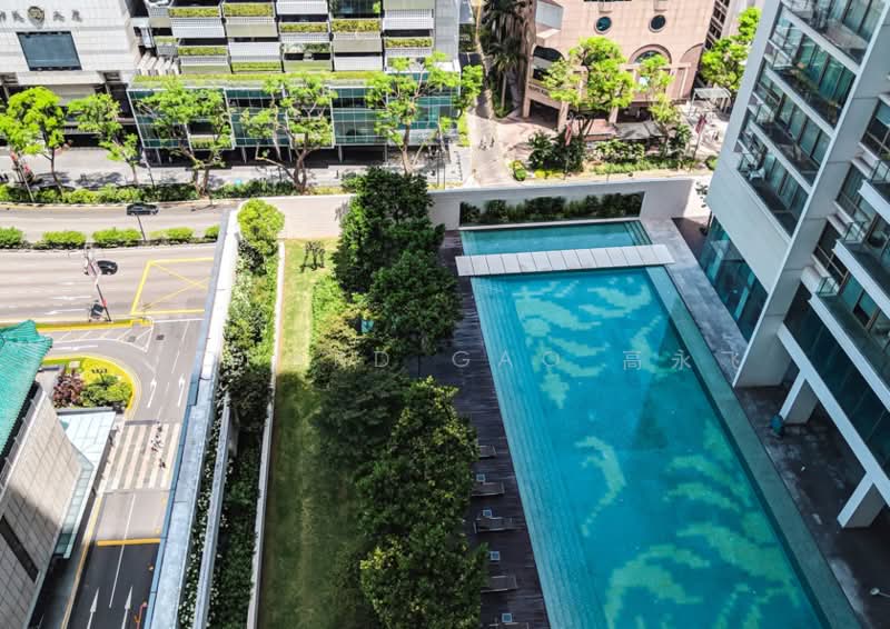 Scotts Square, 6 Scotts Road, 1 Bedroom, 624 sqft, Condominium For Sale, by Leonard Gao 高永飞, 500103445 - Pool - PropertyGuru.com.sg
