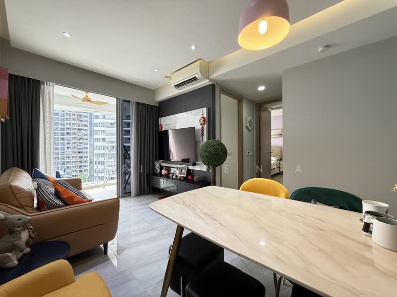 High Park Residences, 27 Fernvale Road, 2 Bedrooms, 667 sqft, Condominium For Rent, by Christine Nga, 500103446 - Living Room - PropertyGuru.com.sg