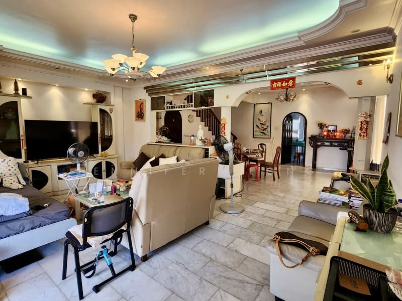 Only $18xx PSF Freehold Corner Terrace Near MRT, Lor Marican, Lor Marzuki, Jalan Kechot, Jalan Eunos, Kembangan, 4 Bedrooms, 2,300 sqft, Corner Terrace For Sale, by Jennifer Leong, 500103454 - Living Room - PropertyGuru.com.sg