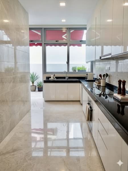 Modern Rebuilt Semi Detached Jalan Nipah at Bedok Ria with Pool, Jalan Nipah Bedok Ria, 5 Bedrooms, 5,570 sqft, Semi-Detached House For Rent, by Jeslyn Lim 林瑞香, 500103533 - Kitchen - PropertyGuru.com.sg