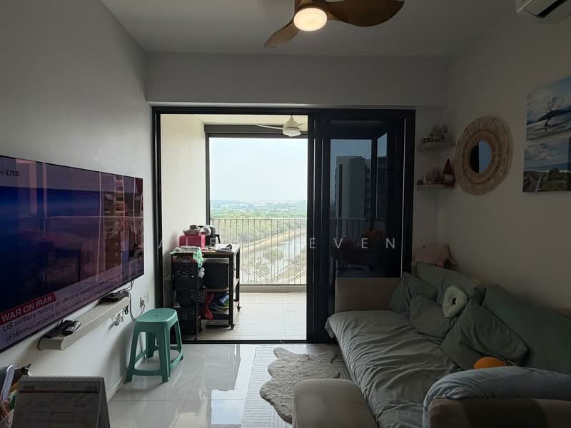 Riverfront Residences, 55 Hougang Avenue 7, 2 Bedrooms, 614 sqft, Condominium For Rent, by Alex Deven, 500103616 - Living Room - PropertyGuru.com.sg