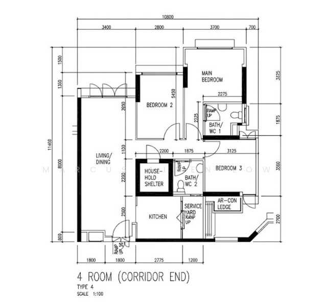 574 Choa Chu Kang Street 52, 574 Choa Chu Kang Street 52, 3 Bedrooms, 990 sqft, HDB Flat For Sale, by Marcus Aiden Low, 500103644 - PropertyGuru.com.sg