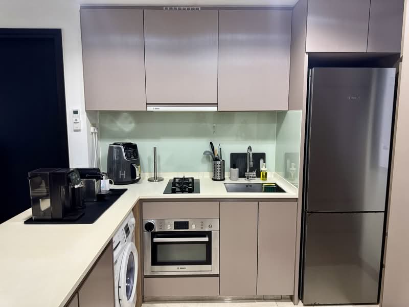 Euhabitat, 216 Jalan Eunos, 1 Bedroom, 560 sqft, Condominium For Rent, by Sharon Jany, 500103695 - Kitchen - PropertyGuru.com.sg
